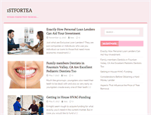 Tablet Screenshot of 1stfortea.com
